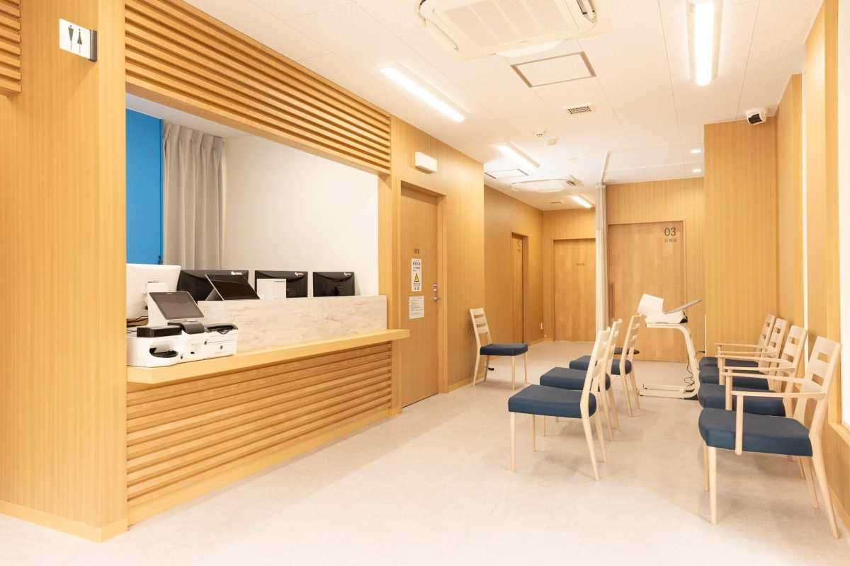 あまいろ呼吸器クリニックの内観